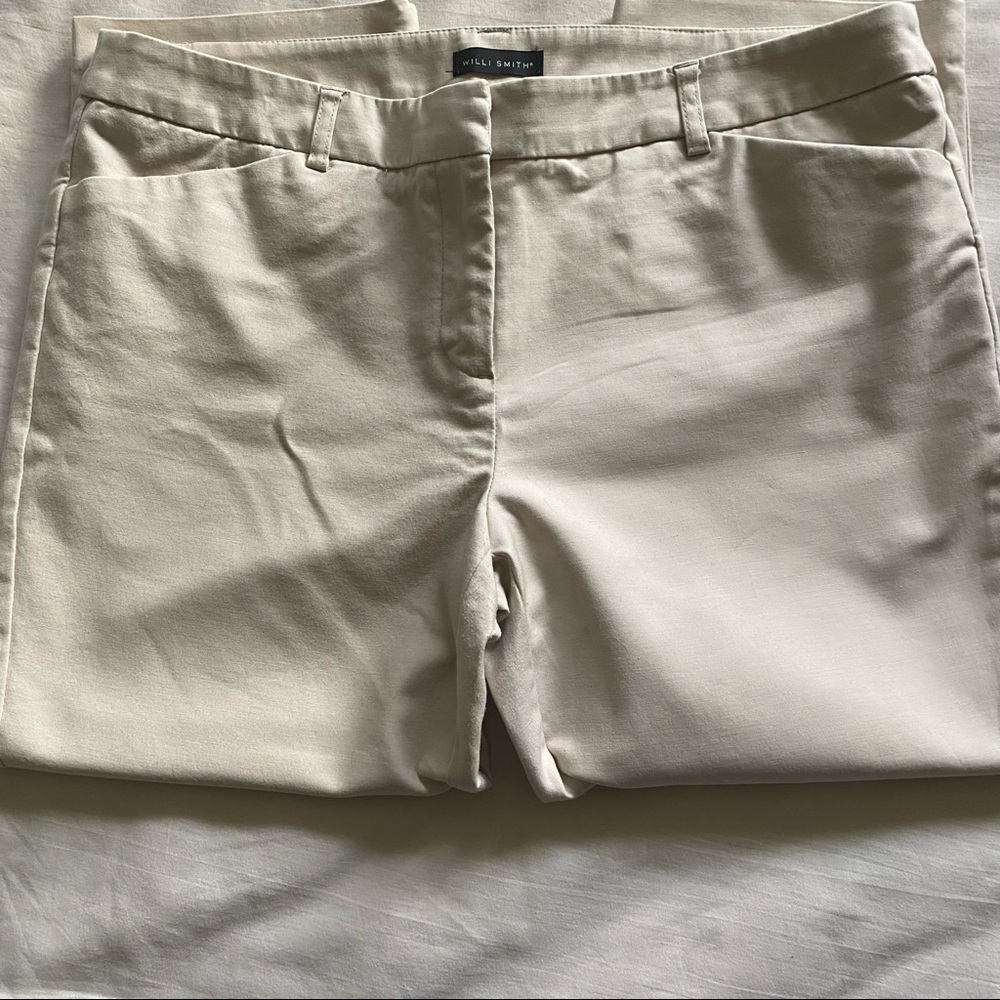 Willi Smith Beige Capris